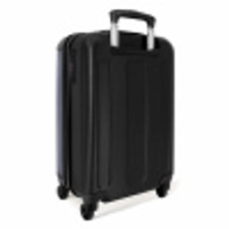 Minimal - Grijsblauw met zwarte streep NBS - Handbagage koffer - Unisex middel -achterkant