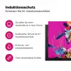 Vrouw - Portret - Abstract - Paars Inductie beschermer vinyl 3mm klein -zzzzzzz-lf-ups