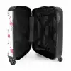 Flamingo feestje Koffer - NBS - Handbagage middel -binnenkant