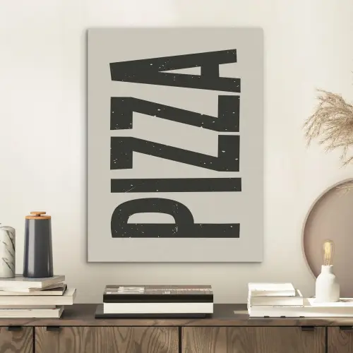 Pizza - Decoratie - Japandi - Vintage PET vilt klein -sfeer1
