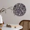 Spat - Waterverf - Wit Wandcirkel behangsticker klein 186 -sfeer3
