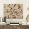 Kastanje Champignons - Beige PET vilt klein -sfeer1