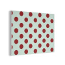 Polka - Dots - Rood PET vilt klein 837 -3d