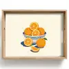 Schaal - Minimalistisch - Oranje - Sinaasappels Dienblad Rechthoek middel -z3d_shopping
