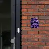 Paarse bladeren - Sierlijk Naambord Huisje klein -sfeer2