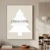 Kerstboom - Japandi - Christmas - Beige Textielframe zwart klein -sfeer2