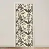 Klassiek - Botanisch - Zwart - Beige deurposter klein 289 -3d_beige
