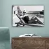 Glamour - Modern - Zwart - Wit canvas 2cm klein -sfeer4