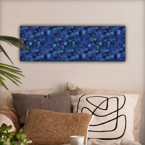 Vloeiend - Verfstrepen - Kleuren canvas 2cm klein 828 -sfeer1