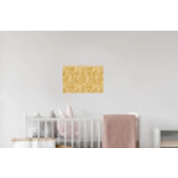 Zebra - Klassiek - Oker - Geel Muursticker klein 286 -kinderkamer