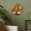 Boom - Levensboom - Abstract - Goud Akoestische PET Vilt - Rond klein -sfeer2