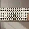 Stervormen - Geometrisch - Zwart keuken achterwand 2 middel 871 zz_3dshopping