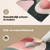 Abstract - Golven - Sierlijk - Roze Inductie beschemer met haakjes klein -ky-schoon-nl