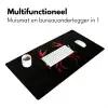 Krab - Rood - Neon - Quote Muismat XXL klein -sfeer4