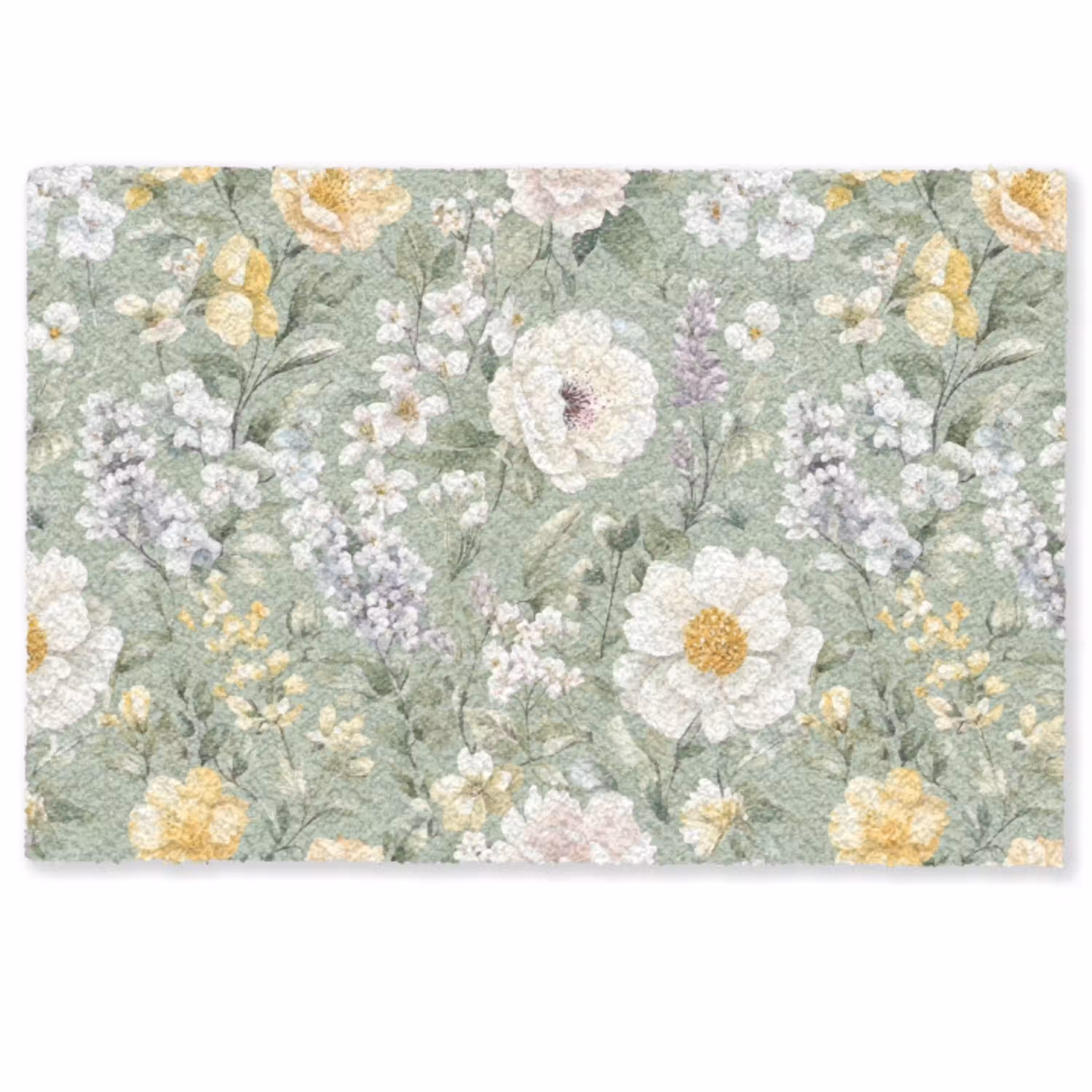 Klassiek - Bloemenpatroon - Kleurrijk Deurmat klein 898 -zkaufland3d