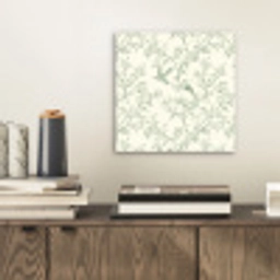 Klassiek - Vogels - Groen aluminium wit klein 46 -sfeer1