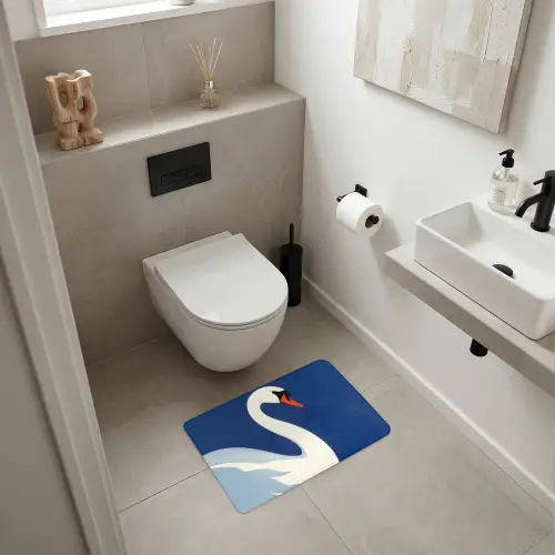 Zwaan - Wit - Snavel - Illustratie WCmat klein -sfeer1