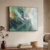 Groen - Modern - Marmer - Abstract Textielframe zwart klein -sfeer3