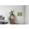 Abstract - Roze - Ciao - Vormen textielposter latten blank klein -woonkamer