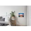 Steiger - Water - Zonsondergang - Roze - Horizon textielposter latten blank klein -woonkamer