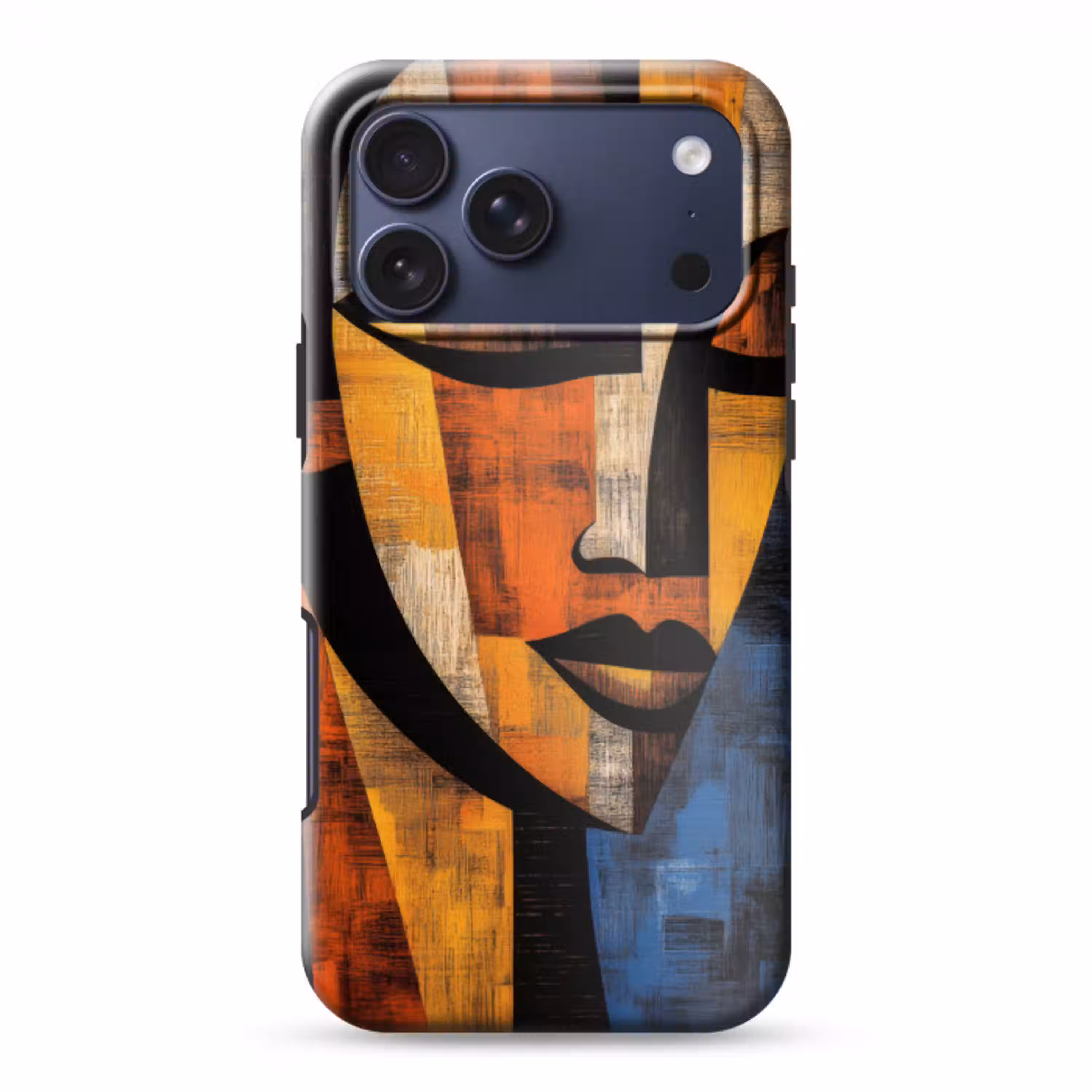 Abstract - Portret - Kleurvakken Toughcase MagSafe Apple iPhone 17 Pro Max klein -3d