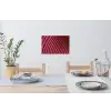 Lijnen - Rood - Beweging Muursticker klein -eettafel