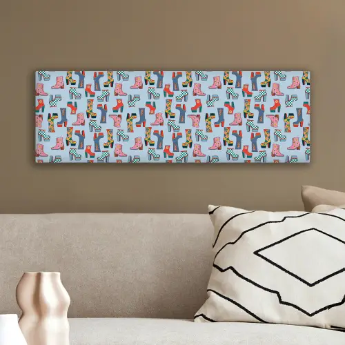 Laarzen - Patroon - Disco canvas 2cm klein 828 -sfeer3