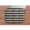 Klassiek - Patroon - Zwart laptophoes neopreen klein 279 -tafel