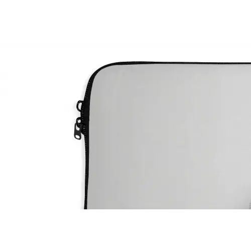 Basketbal - Wit - Schaduw - Lijnen laptophoes neopreen klein -detail