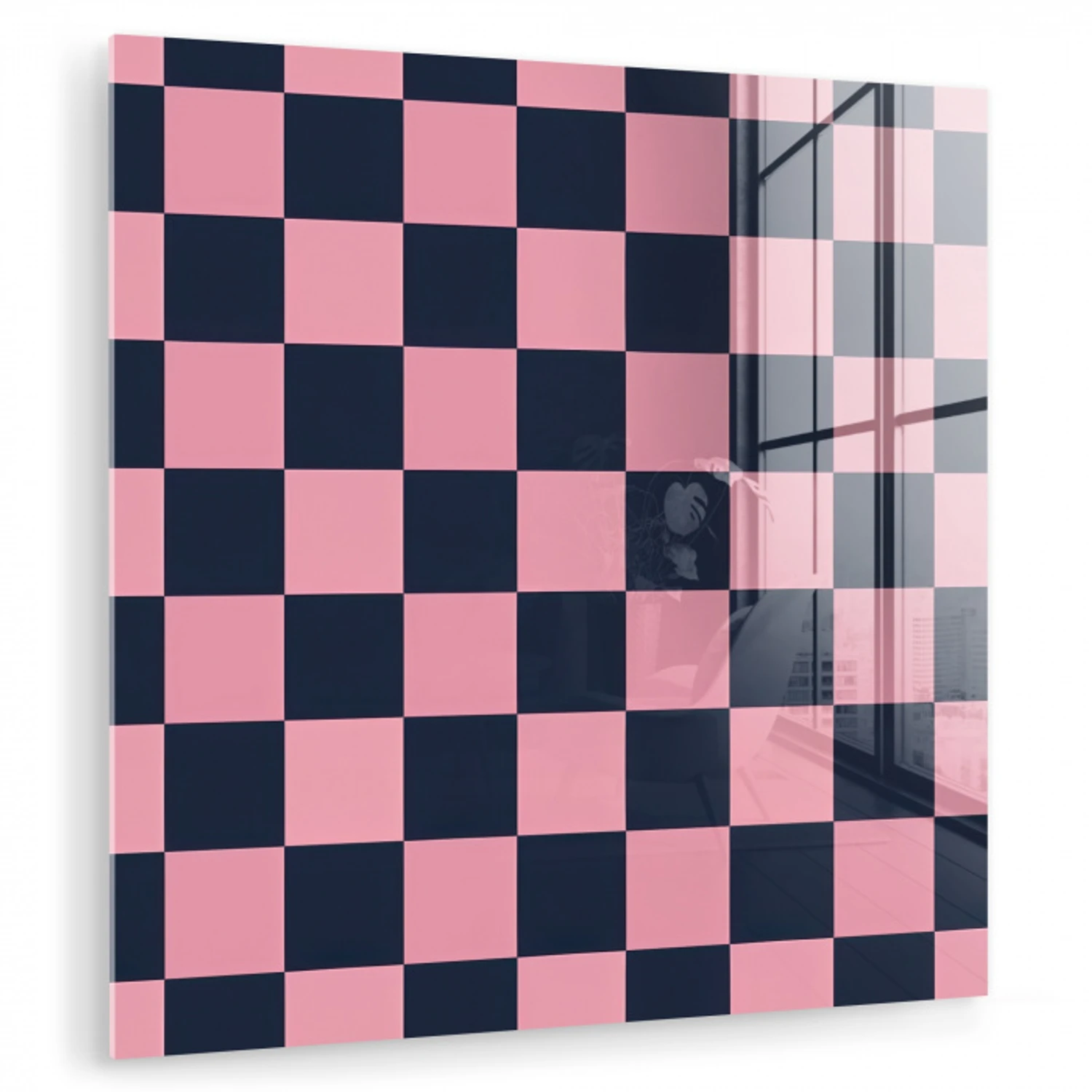 Traditioneel - Patroon - Blauw - Roze plexiglas 5mm klein 11 -zzzproduct_nieuw