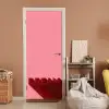 Dream - 3D - Rood - Roze deurposter klein -sfeer1