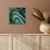Marmerlook - Luxe - Goud - Turquoise - Glitter aluminium wit klein -sfeer4
