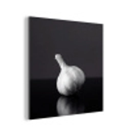 Knoflook - Zwart - Wit aluminium wit klein -3d