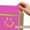 Smiley - Vrolijk - Roze Light Box met kabel (Kinderlampje) klein -USP_websiteprintNL