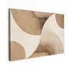 Retro - Geometrische lagen - Aardetinten canvas 2cm klein -z3d