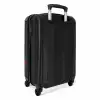 Panda met oranje jas en verfspetters Koffer - NBS - Handbagage middel -achterkant