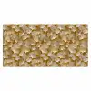 Ginkgo - Bladeren - Goud Muismat XXL klein 681 -3d_leeg