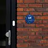 Blauwe rozen - Modern Naambord Rond klein -sfeer1-rond-XS