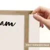 Lama - Dieren - Boerderij - Pastel Light Box met batterij (Wandlamp kind) middel -USP_websiteprintNL