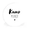 Quotes - Knus plekje - Tuin - Tekst Wandcirkel kunststof plaat 5mm dik klein -3d