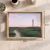Vuurtoren - Duinlandschap - Zee Dienblad Rechthoek middel -USP_Formaat