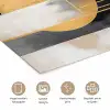 Abstract - Goud - Zilver - Vormen - Aesthetic - Modern poster papier klein -closeup_NL