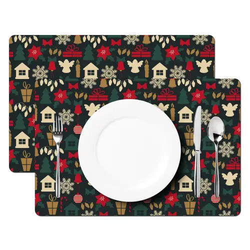 Patroon - Kerst - Symbolen Placemat vinyl groot 368 -zzsfeer2_Kitchenyeah-website