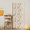 Botanisch - Patroon - Beige deurposter klein 289 -sfeer4