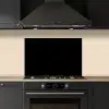 Zwart - Effen kleur keuken achterwand spatscherm klein 900 -sfeer1