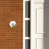 Wit met bladeren - Traditioneel Naambord Hexagon klein -sfeer3-hexagon-XS