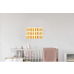 Geometrisch - Patroon - Geel - Roze Muursticker klein 286 -kinderkamer