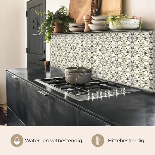 Floraal - Patroon - Kleurrijk keuken achterwand 2 middel 871 -usp_NL