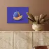 Meloen - Blauw - Oranje - Kunstzinnig PET vilt klein -sfeer4
