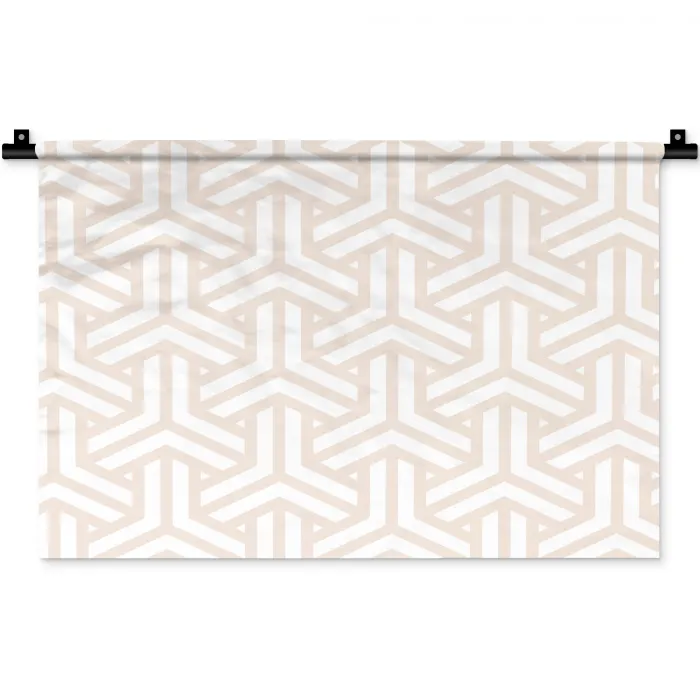 Geometrie - Lijn - Vorm - Patroon Wandkleed katoen klein 269 -zz3d